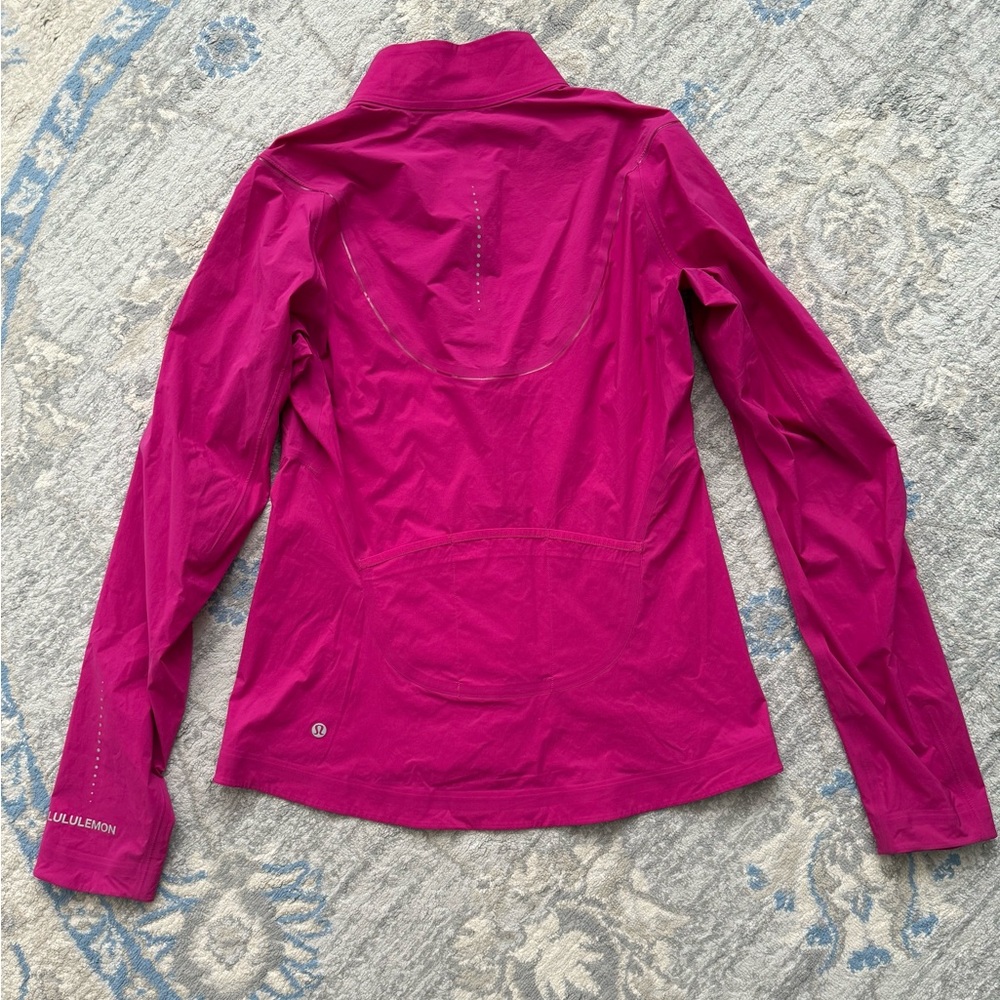 Lululemon Fast and Free Windbreaker Ripened Raspberry - Picture 7 of 11